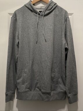 Men's Gray Pullover Hooded Sweatshirt-Caliville NWOT